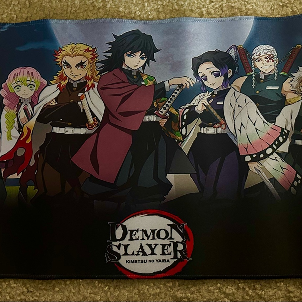 Demon Slayer Anime Extended Size Mouse Pad or Gaming Mat NEW